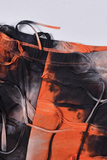 Tie-Dye Tassel Beggar American Pants