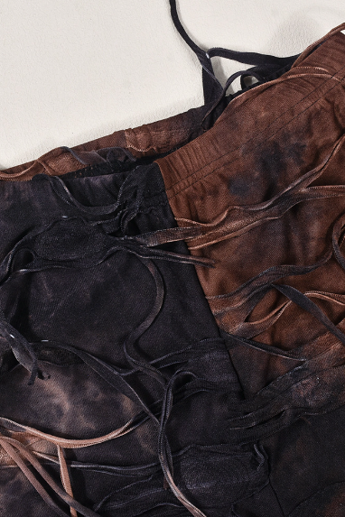 Tie-Dye Tassel Beggar American Pants
