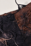 Tie-Dye Tassel Beggar American Pants