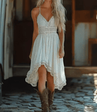 Vintage Bohemian Western Style Dress