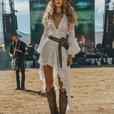 Western Lace Festival Dress