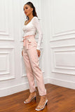 Ruffle Knotted Women Pants.