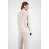 Long Sleeve Suit Pocket Knitted Sweater - The Woman Concept