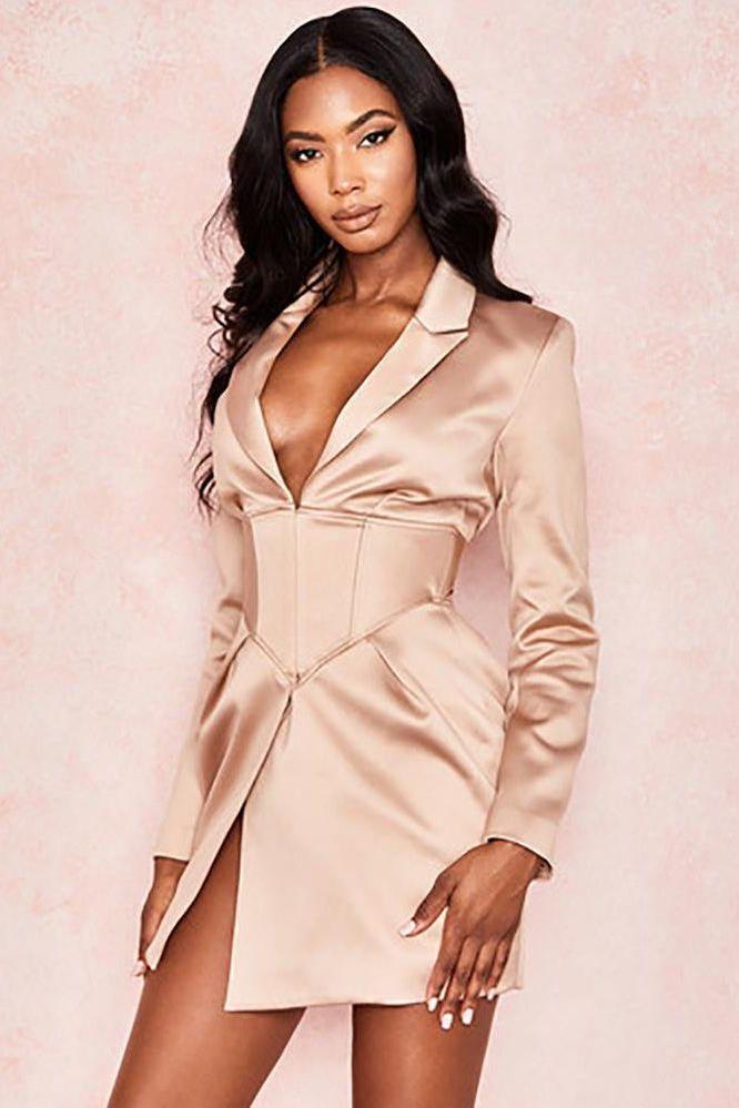 tight waist casual dress.