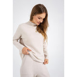 Long Sleeve Suit Pocket Knitted Sweater