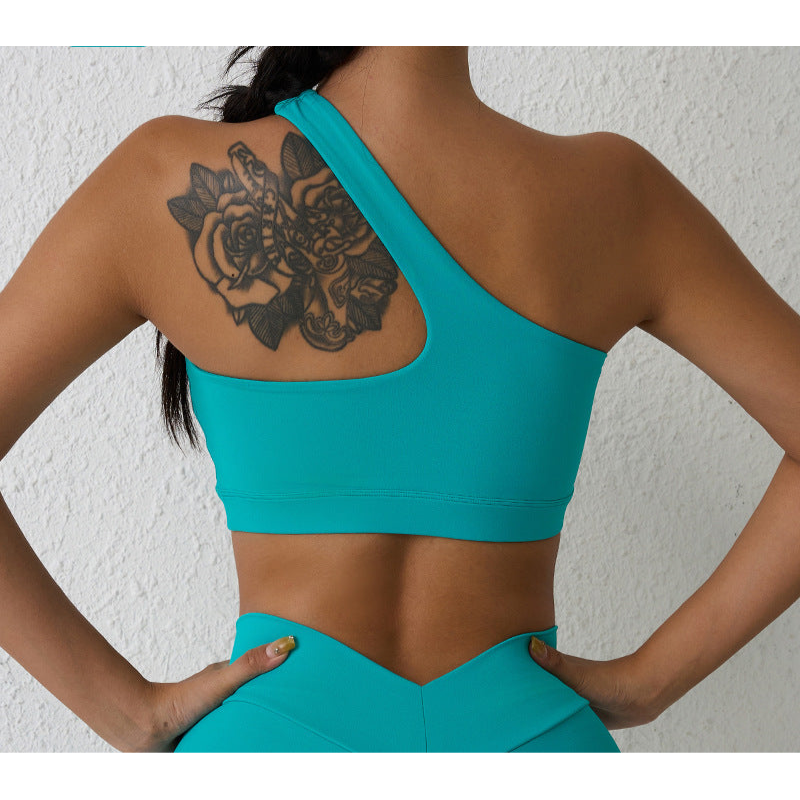 One-shoulder Fitness Yoga Bra - view 6