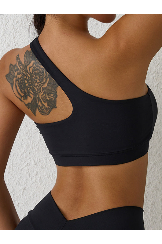 One-shoulder Fitness Yoga Bra - view 10