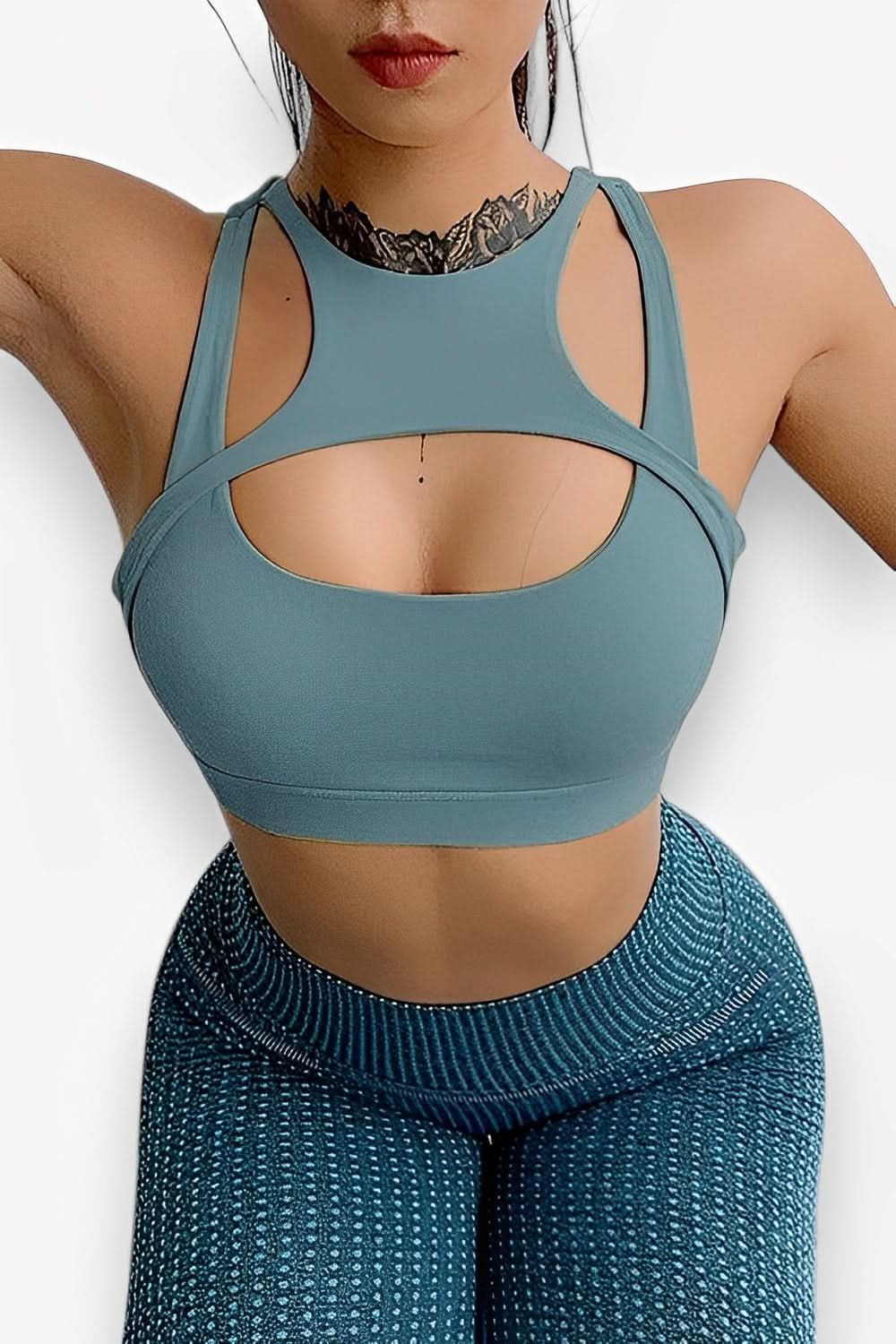 Hollow sport bra - sports bra from The Woman Concept