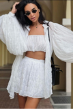 Long-Sleeved Loose Three-Piece Suit