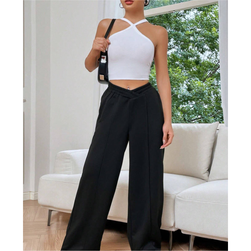 Loose Casual Wide-leg Trousers - view 4