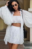 Long-Sleeved Loose Three-Piece Suit
