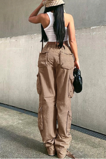 Cargo wide legs retro Pants - view 5