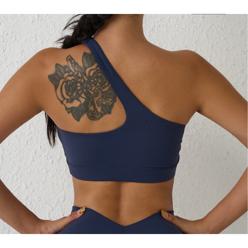 One-shoulder Fitness Yoga Bra - view 5