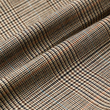 Plaid Wide-Leg Trousers in brown plaid - view 6