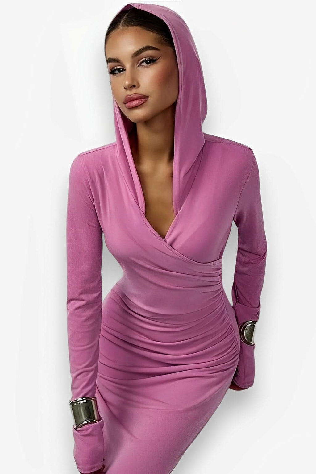 Slim hooded dress - Dress from The Woman Concept