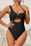 women's one-shoulder sexy one-piece bikini