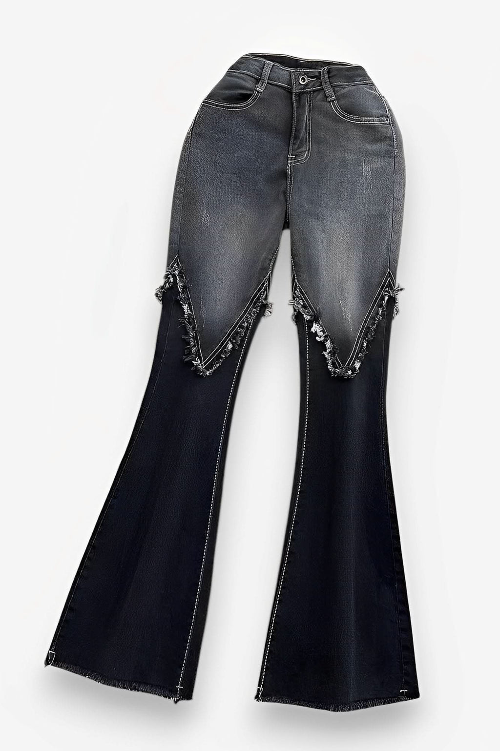 High-elasticity boot-cut denim jeans - Pants from The Woman Concept