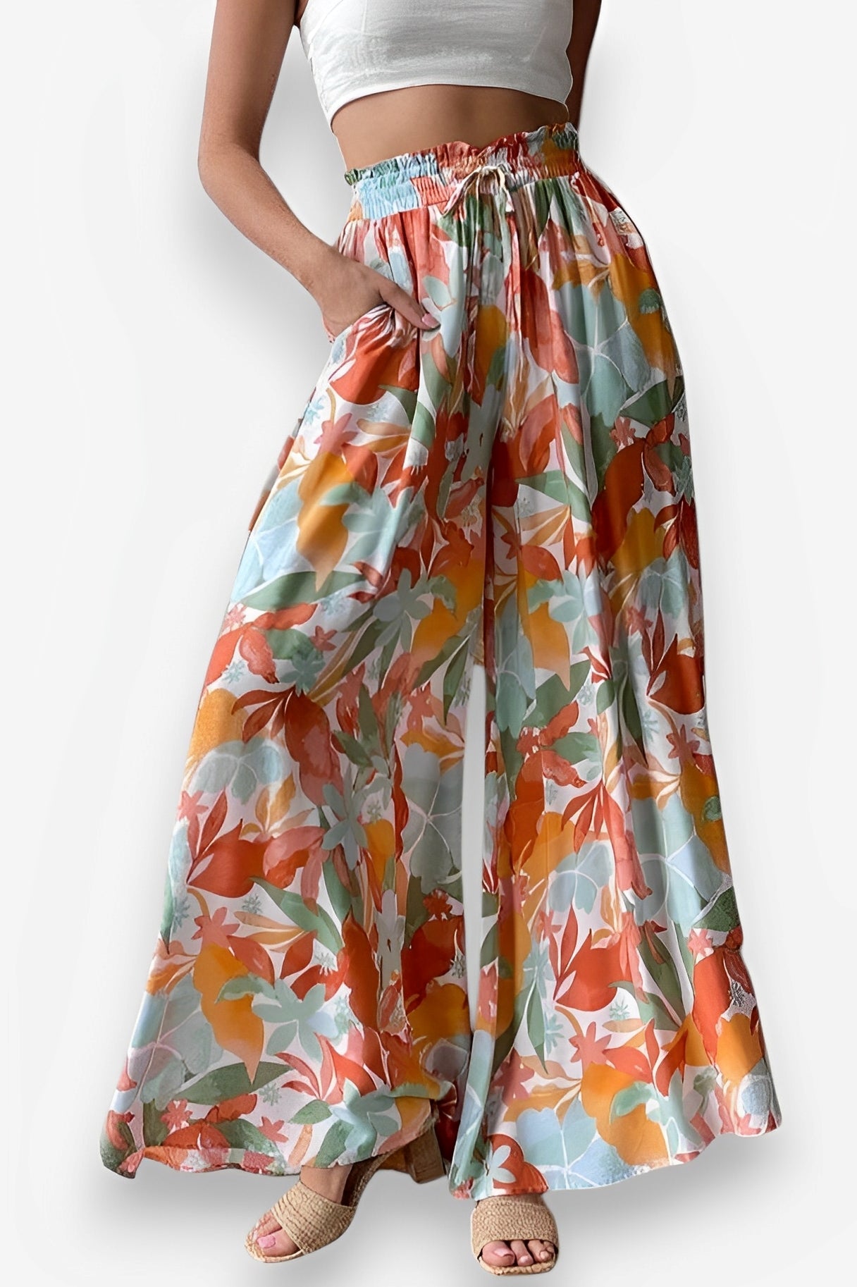 Casual Wide-Leg loose summer pants