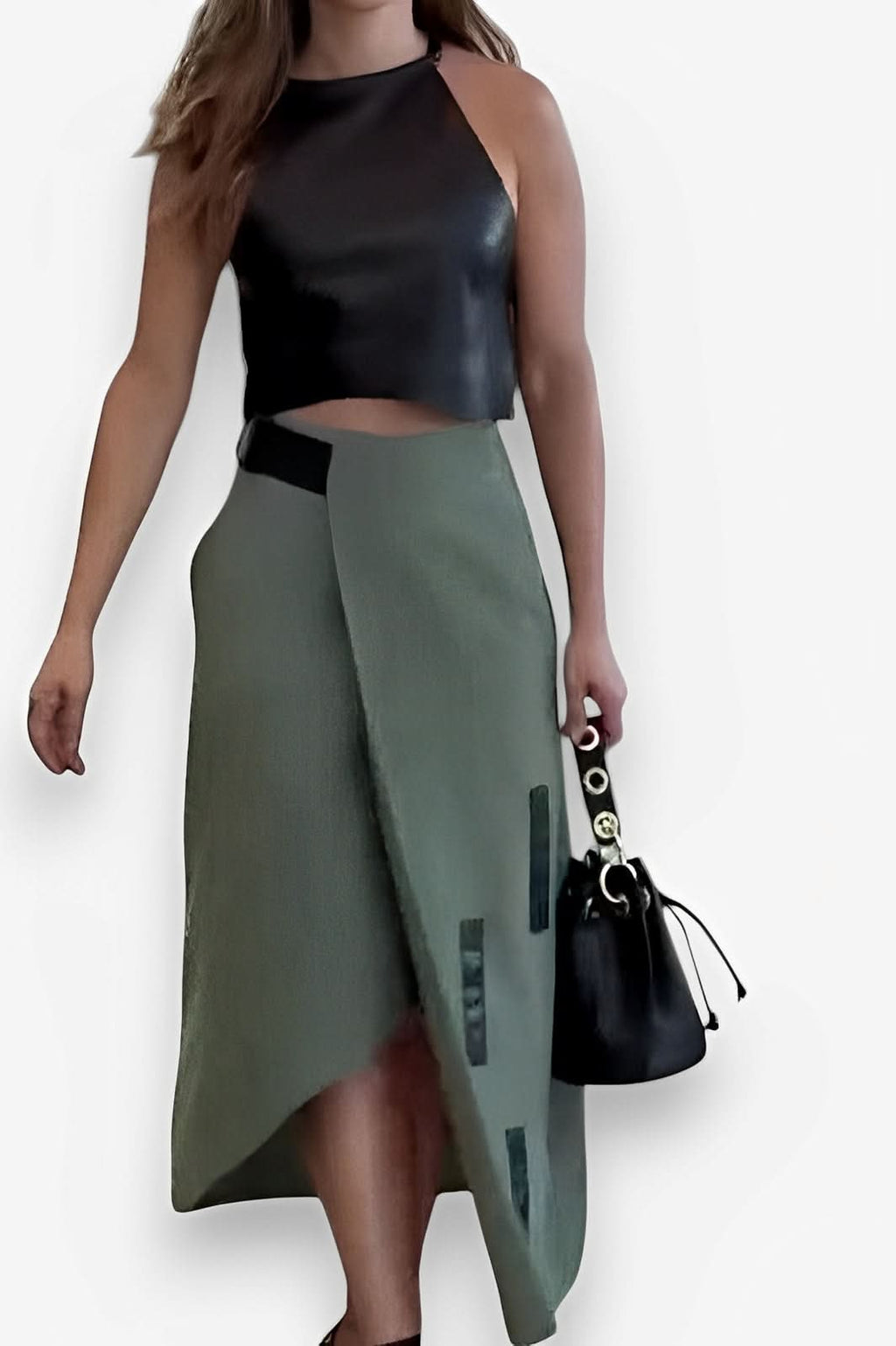 Halterneck Short Top Skirt Set - Skirts from The Woman Concept