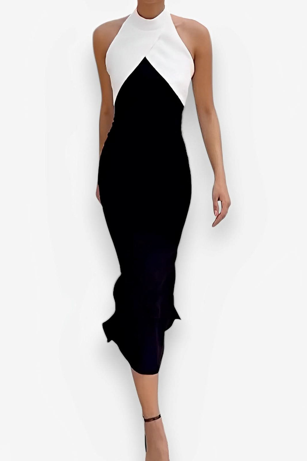 Black and white Long Dress - Dresses from The Woman Concept