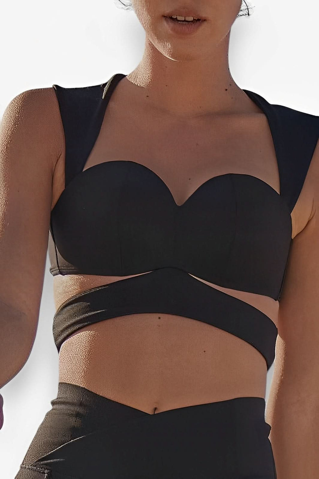 Padded Back Yoga suit - yoga suit from The Woman Concept