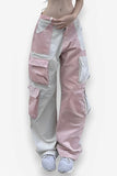 Contrast Corduroy cargo pants