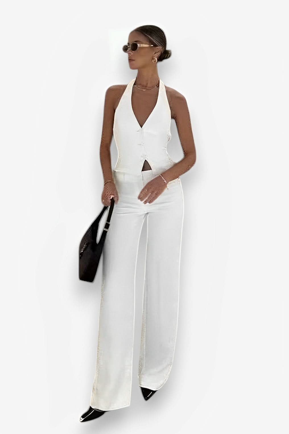 Backless Suspender Top pants Suit - suits from The Woman Concept