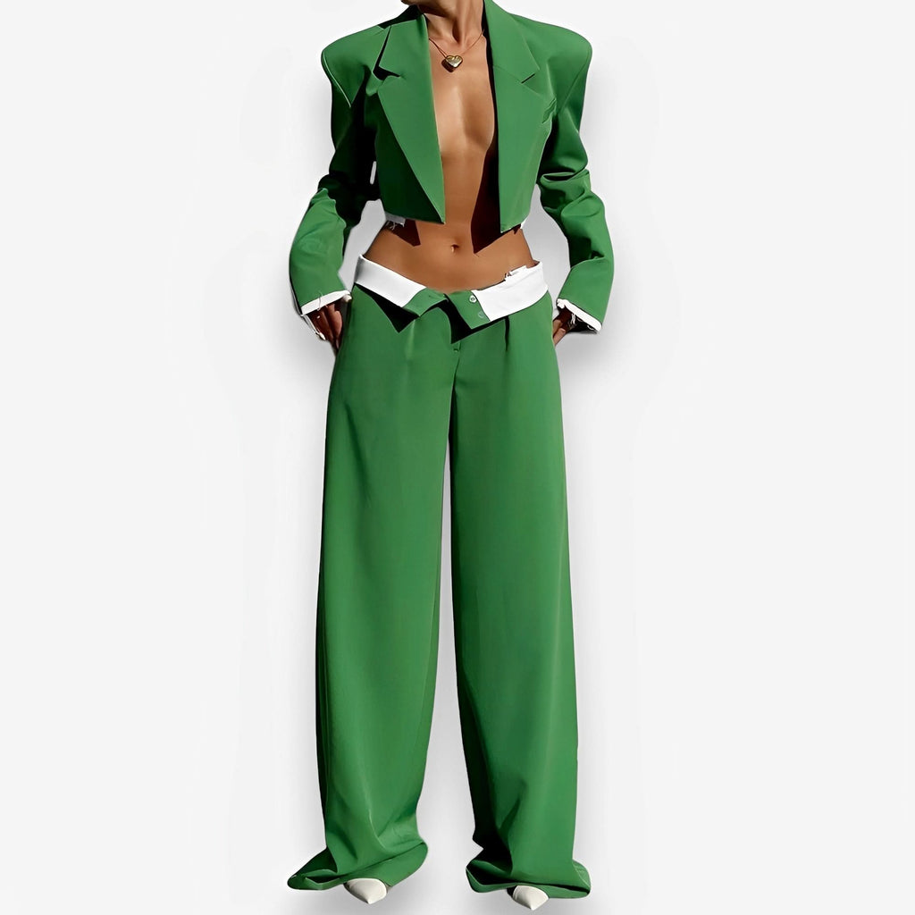 Short jacket and pants suit - suits from The Woman Concept