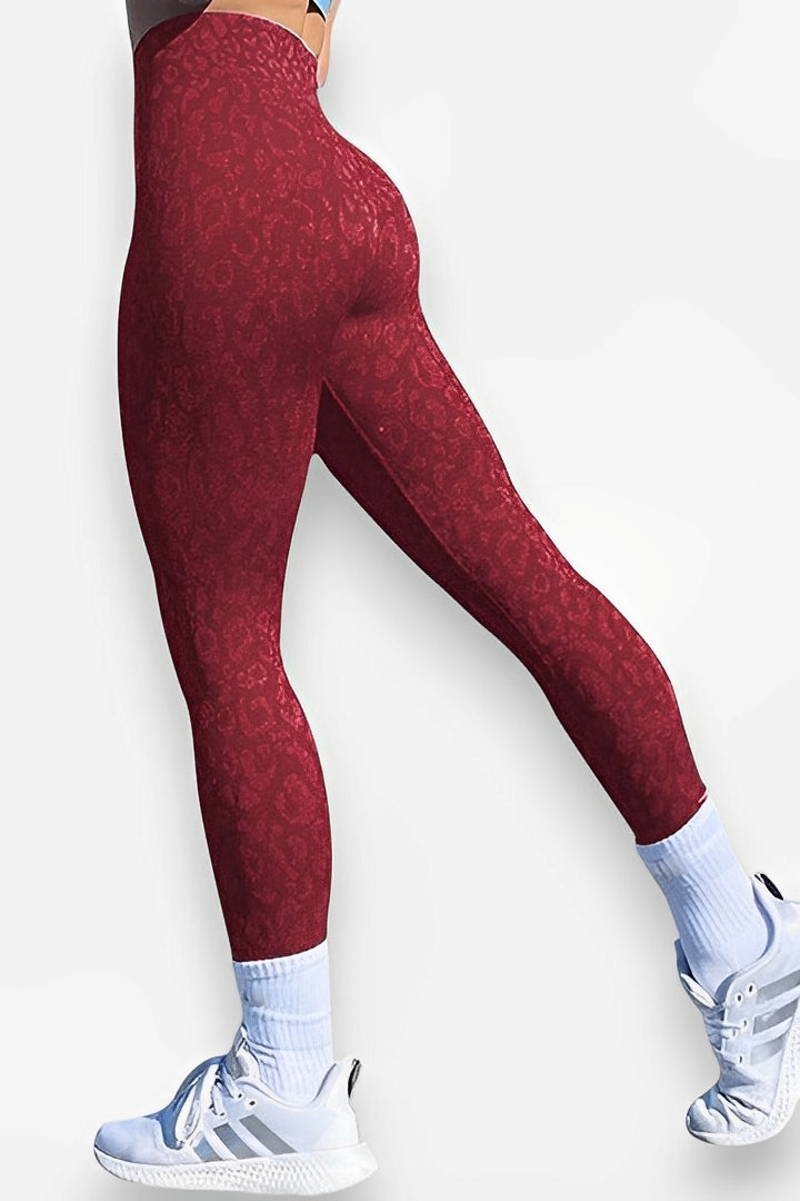 Seamless Camouflage Print Fitness Pants