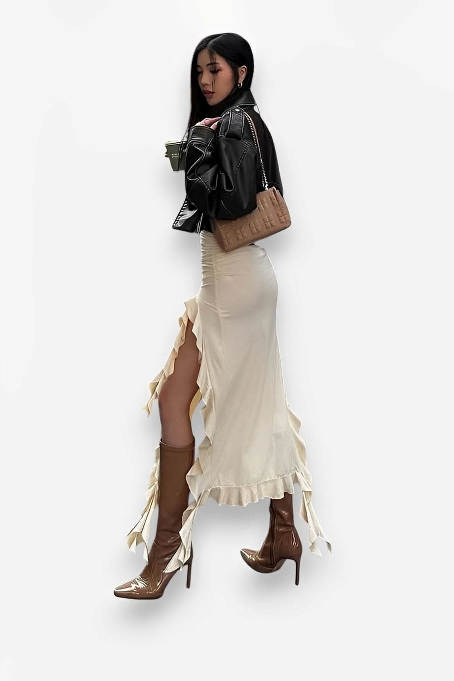 Jellyfish lace long skirt - Skirts from The Woman Concept