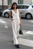 V-Neck Sleeveless Vest Trousers High-End Suit
