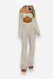 Tube Top Knitted Suit