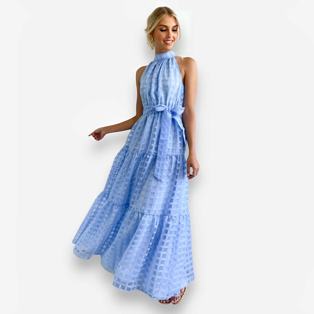 Casual sleeveless long dress - dresses from The Woman Concept