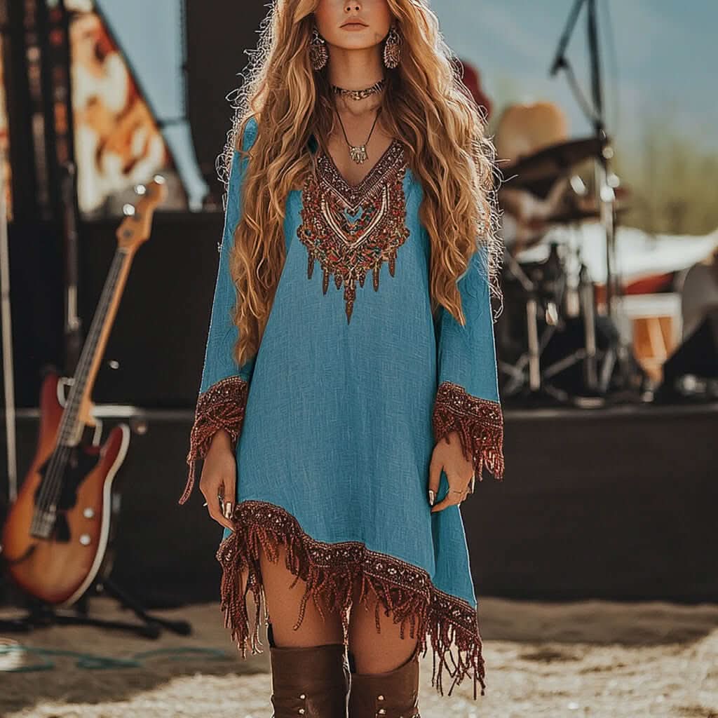 Desert Tribe Dress - Image 6