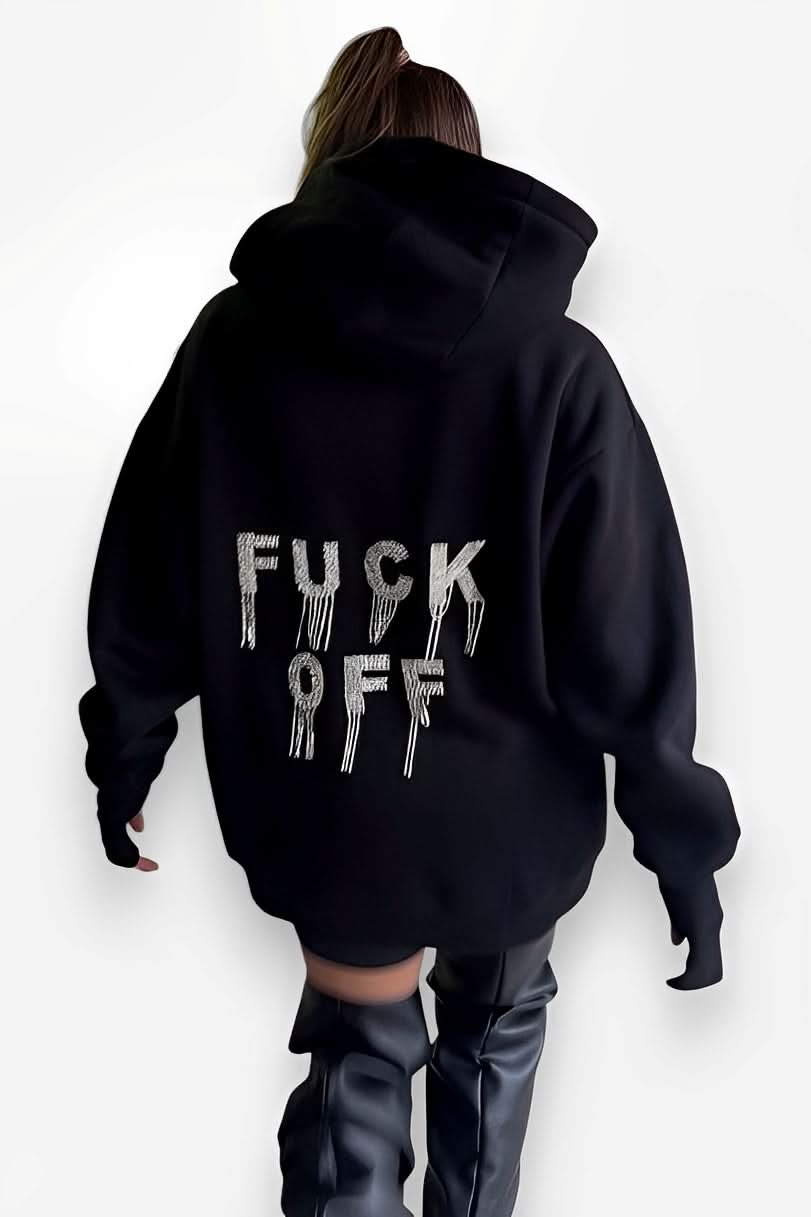 Street Style sweatshirt hoodie - Hoodies from The Woman Concept