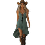 Sage Wildflower dress - green / S