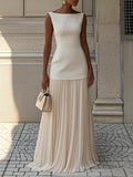 Sofia Pleated Maxi Dress