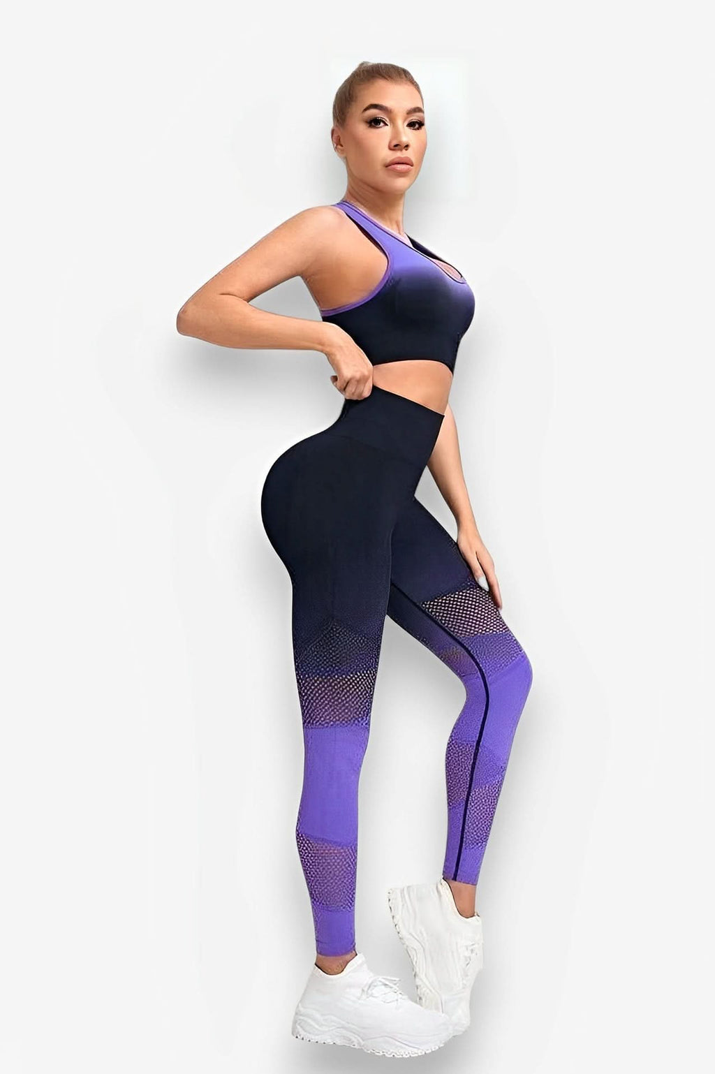 Gradient seamless yoga set - Activewear from The Woman Concept