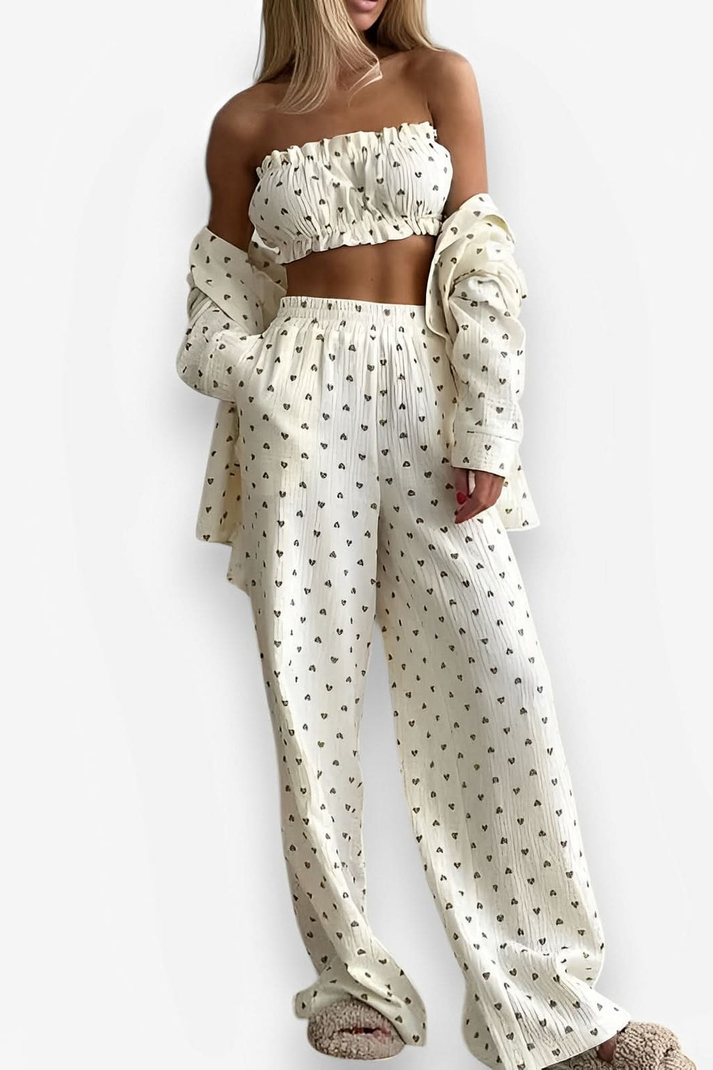 Long-sleeved Casual Three-piece Suit - Suits from The Woman Concept