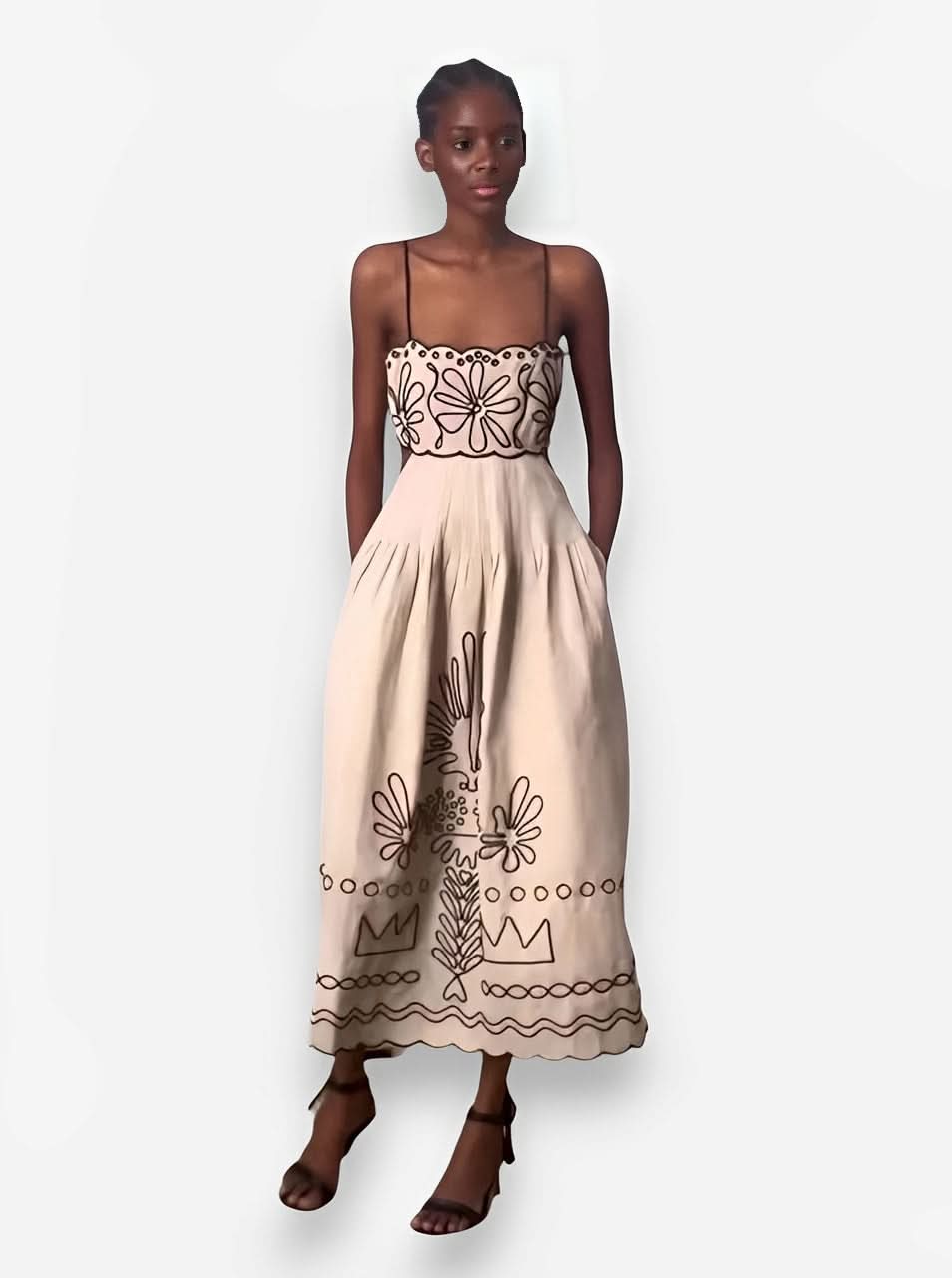 Fashion Printed Swing Dress - Dresses from The Woman Concept