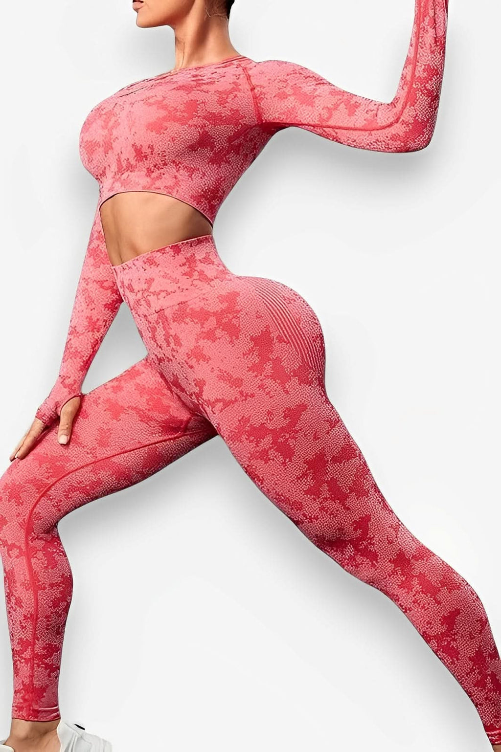 Camouflage seamless yoga suit - Activewear from The Woman Concept