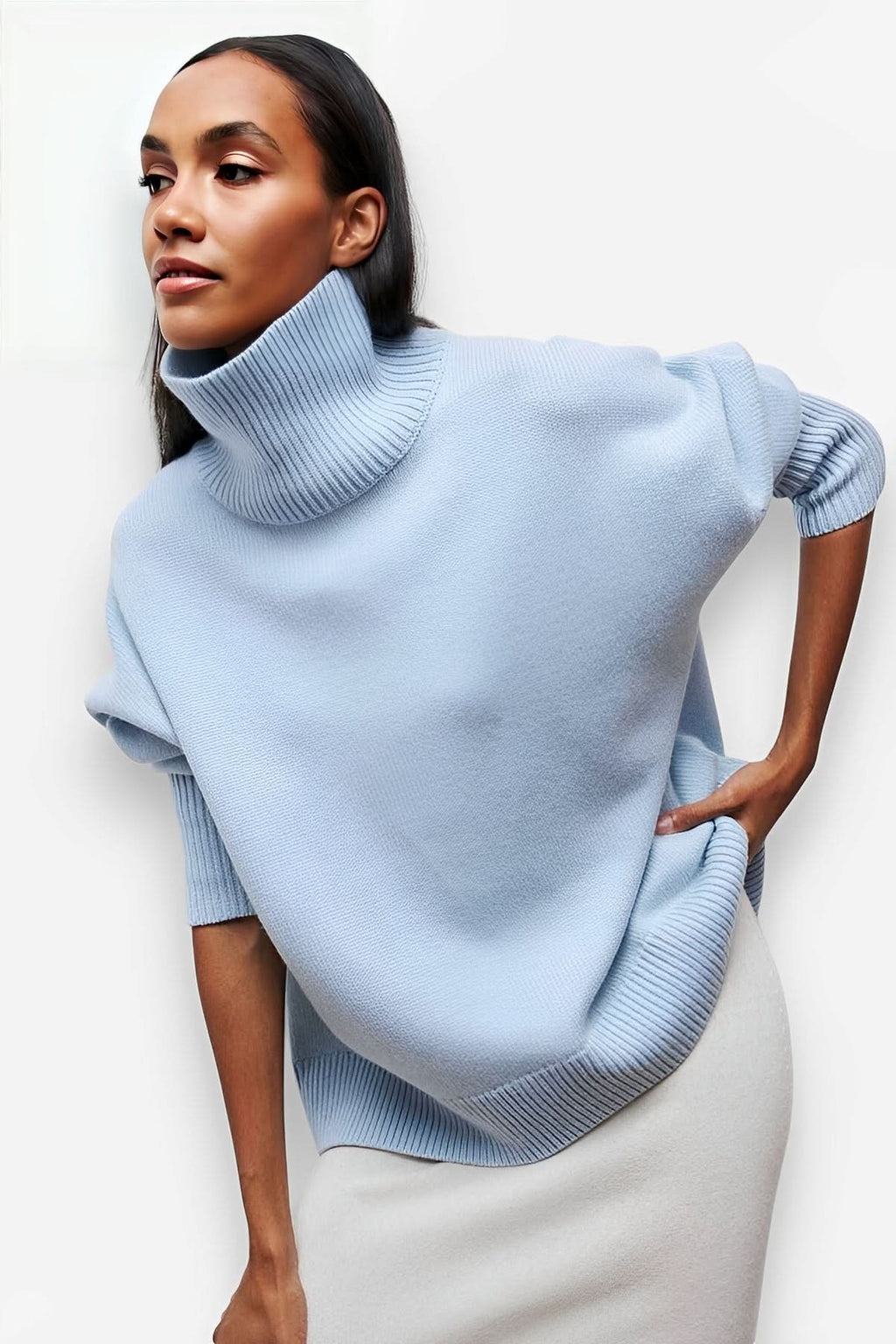 Turtleneck cozy sweater - sweaters from The Woman Concept