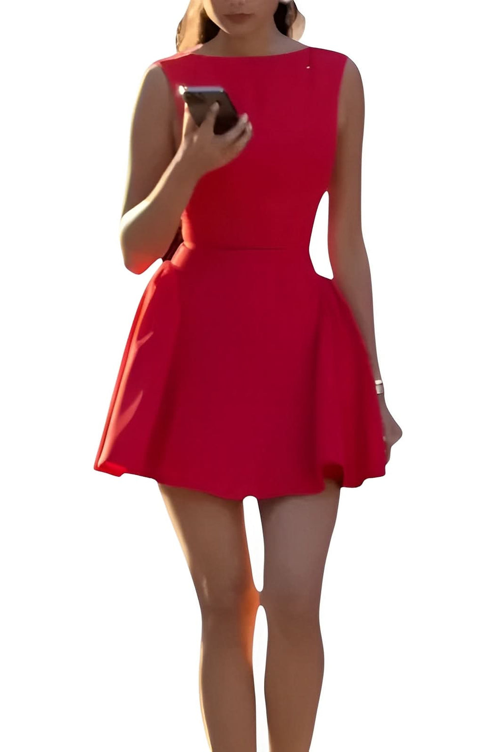 Sleeveless slim mini dress - Dresses from The Woman Concept