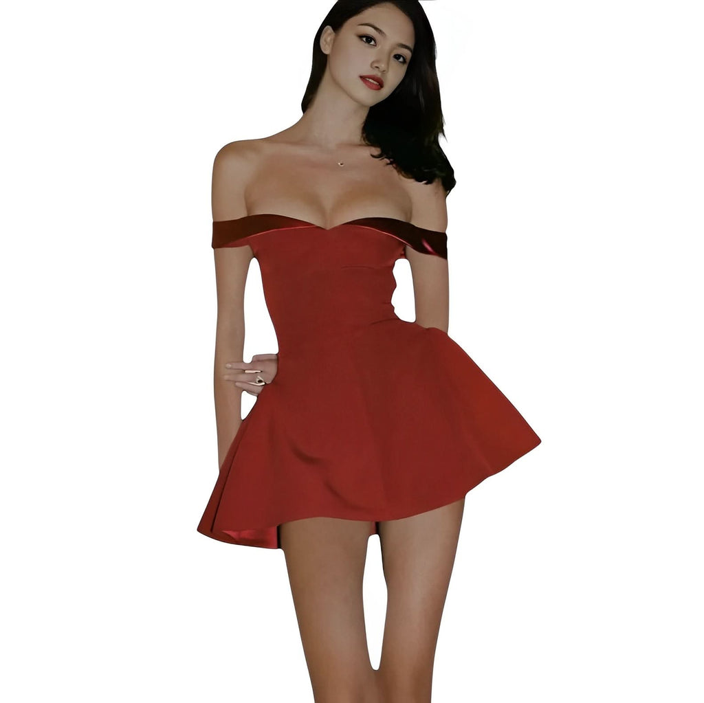 Tube Top Slim A-line Dress - Dresses from The Woman Concept