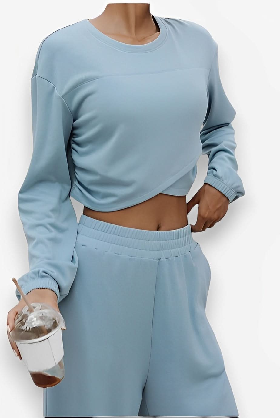Streetwear Sweater Two-piece Suit - Two-Piece Sets from The Woman Concept