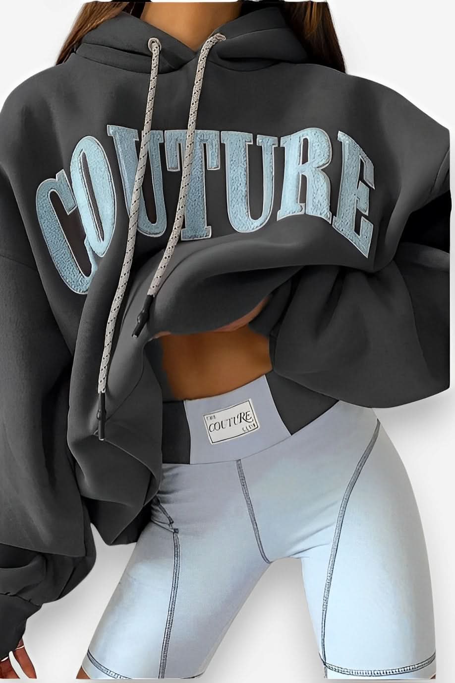 Long-sleeved Pullover Hoodie - Hoodies from The Woman Concept