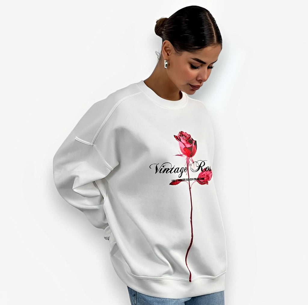Loose Versatile Pullover Sweater - Sweaters from The Woman Concept