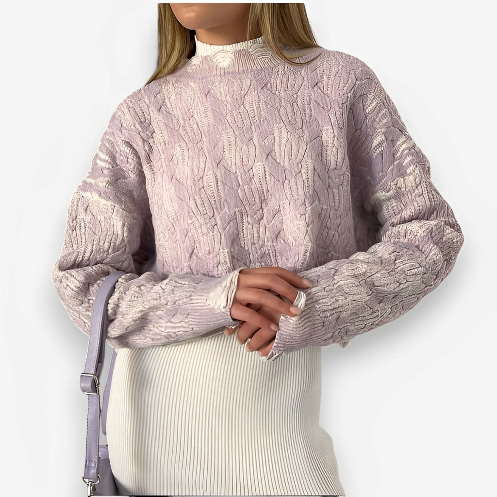 Loose Casual Knitted Pullover Sweater - Sweaters from The Woman Concept