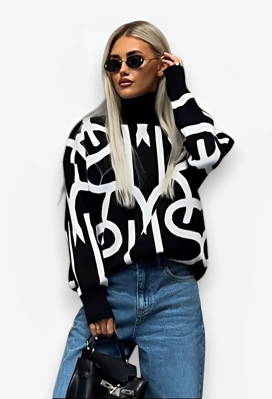 Loose Pullover Women's Knitted Sweater - Sweaters from The Woman Concept