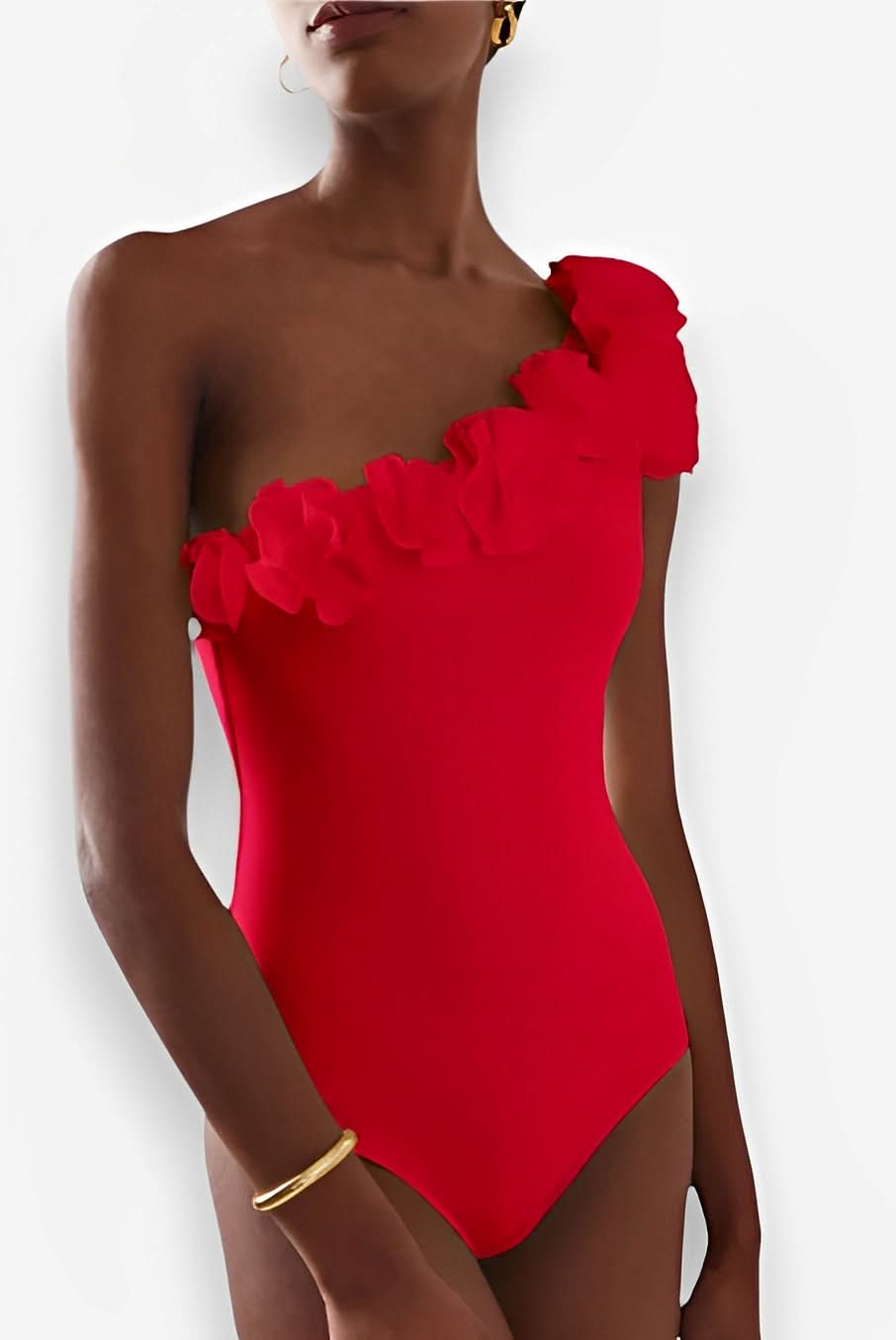 One-shoulder one-piece swimsuit 2 pieces - Swimwear from The Woman Concept